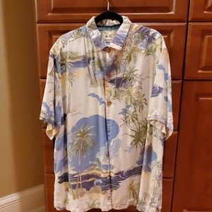Tommy Bahama Silk Camp Shirt - XL